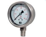 AD-D-2 (63mm Stainless Steel Pressure Gauge, lower mount) - Image 2